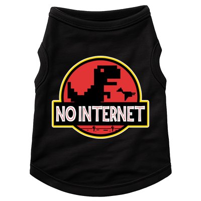 No Internet T-Rex Doggie Tank