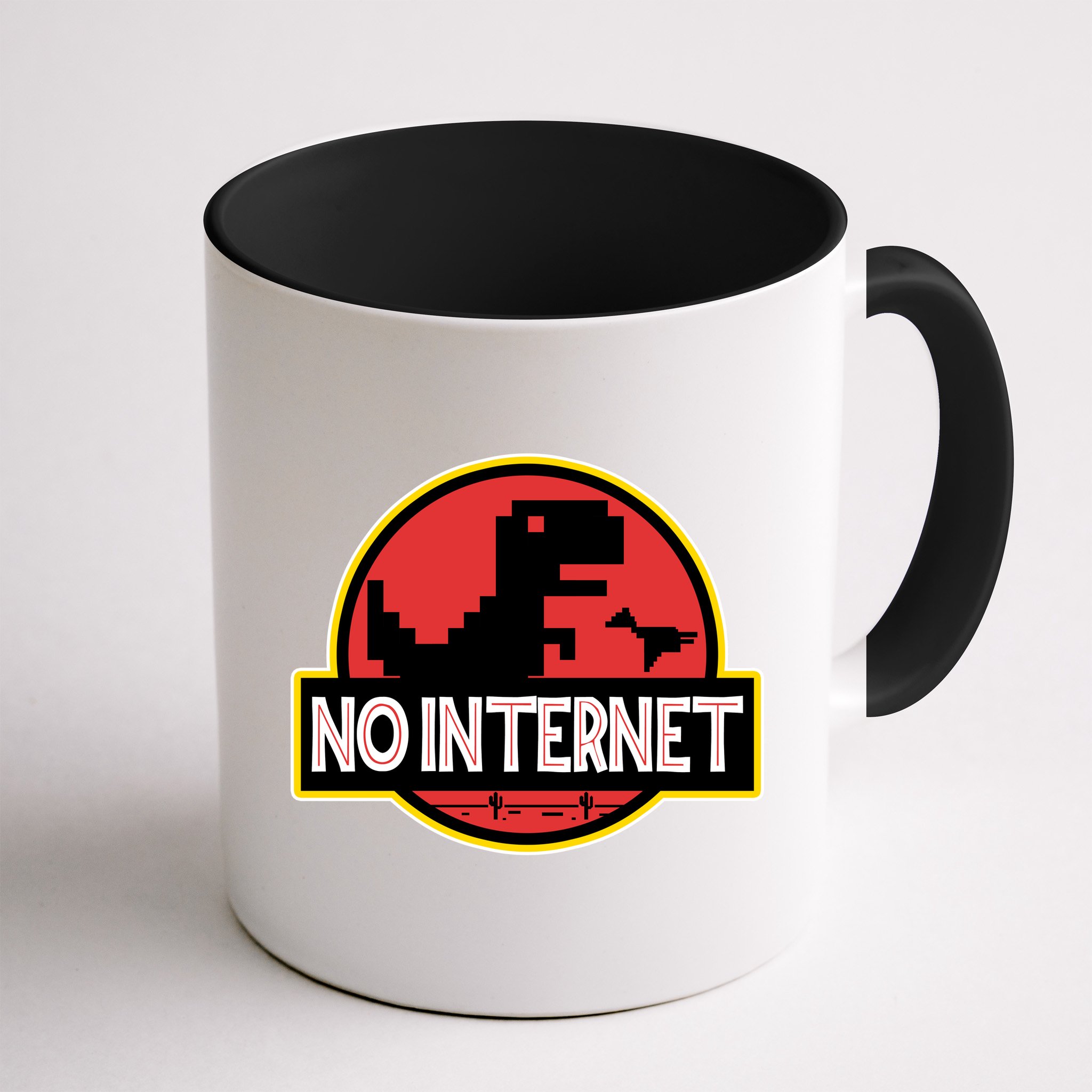 No Internet T-Rex Mug