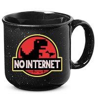 No Internet T-Rex 15oz Campfire Ceramic Mug