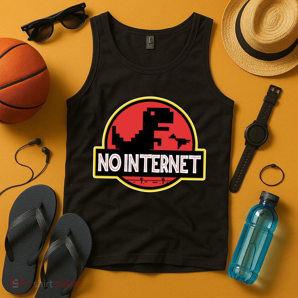 No Internet T-Rex Tank Top