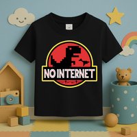 No Internet T-Rex Toddler T-Shirt