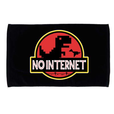 No Internet T-Rex Microfiber Hand Towel