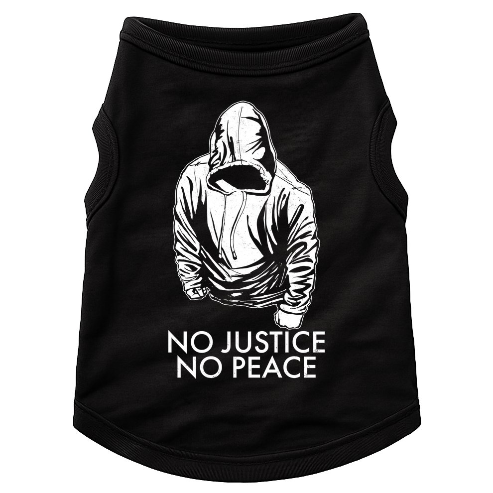 No Justice No Peace Black Lives Matter Doggie Tank
