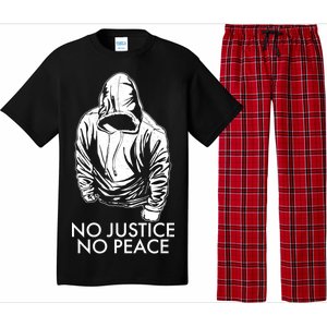 No Justice No Peace Black Lives Matter Pajama Set