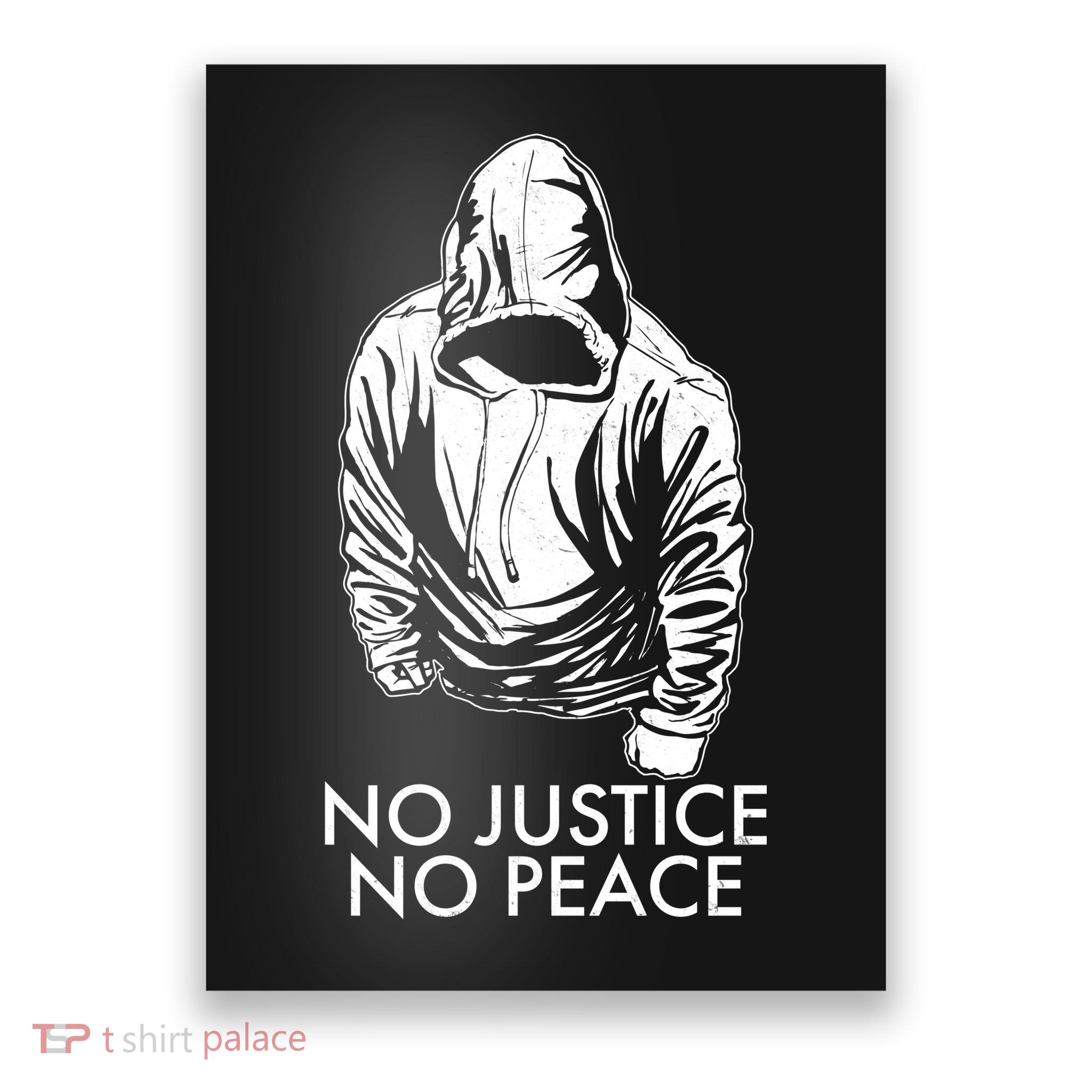 No Justice No Peace Black Lives Matter Poster