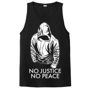 No Justice No Peace Black Lives Matter PosiCharge Competitor Tank