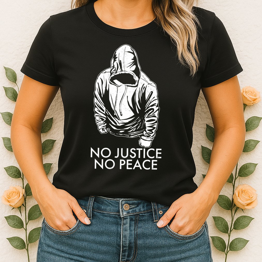 No Justice No Peace Black Lives Matter Womens T-Shirt