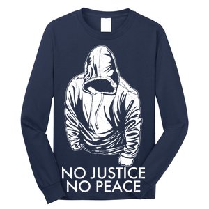 No Justice No Peace Black Lives Matter Long Sleeve Shirt