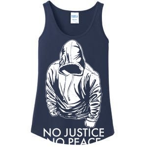 No Justice No Peace Black Lives Matter Ladies Essential Tank