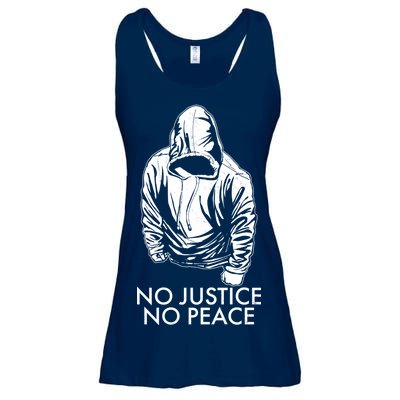 No Justice No Peace Black Lives Matter Ladies Essential Flowy Tank