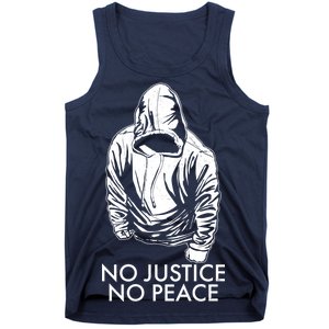 No Justice No Peace Black Lives Matter Tank Top