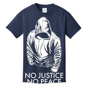 No Justice No Peace Black Lives Matter Kids T-Shirt