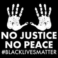 No Justice No Peace #BLACKLIVESMATTER Hand Prints Flatbill Hat