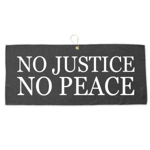 No Justice No Peace BLM Fight For Civil Rights Large Microfiber Waffle Golf Towel