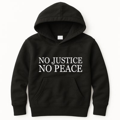 No Justice No Peace BLM Fight For Civil Rights Kids Hoodie