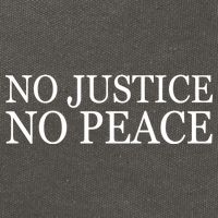 No Justice No Peace BLM Fight For Civil Rights Cotton Canvas Backpack