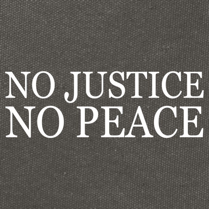 No Justice No Peace BLM Fight For Civil Rights Cotton Canvas Backpack