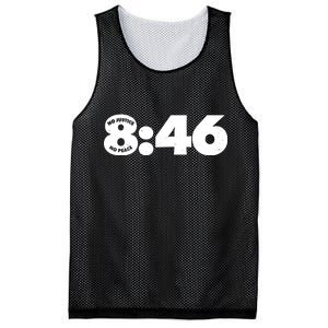 No Justice No Peace George Floyd Tribute 8:46 Mesh Reversible Basketball Jersey Tank