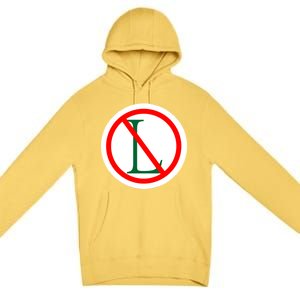 NO L Sign Noel Christmas Premium Pullover Hoodie