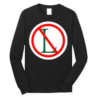 NO L Sign Noel Christmas Long Sleeve Shirt