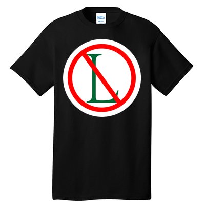 NO L Sign Noel Christmas Tall T-Shirt