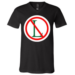 NO L Sign Noel Christmas V-Neck T-Shirt