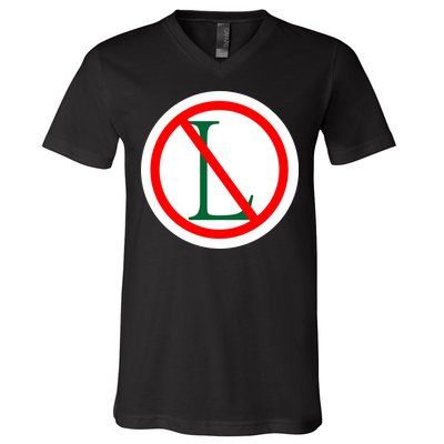 NO L Sign Noel Christmas V-Neck T-Shirt