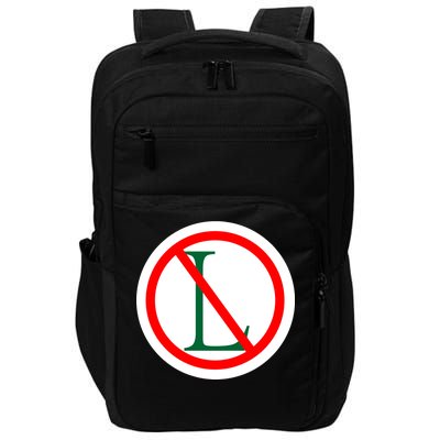 NO L Sign Noel Christmas Impact Tech Backpack