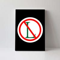 NO L Sign Noel Christmas Canvas