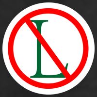 NO L Sign Noel Christmas Adult Drive Performance Visor