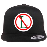 NO L Sign Noel Christmas Flat Bill Trucker Hat