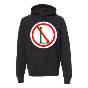 NO L Sign Noel Christmas Premium Hoodie