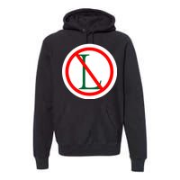 NO L Sign Noel Christmas Premium Hoodie