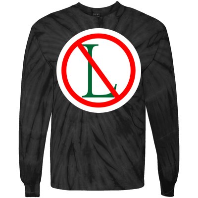 NO L Sign Noel Christmas Tie-Dye Long Sleeve Shirt