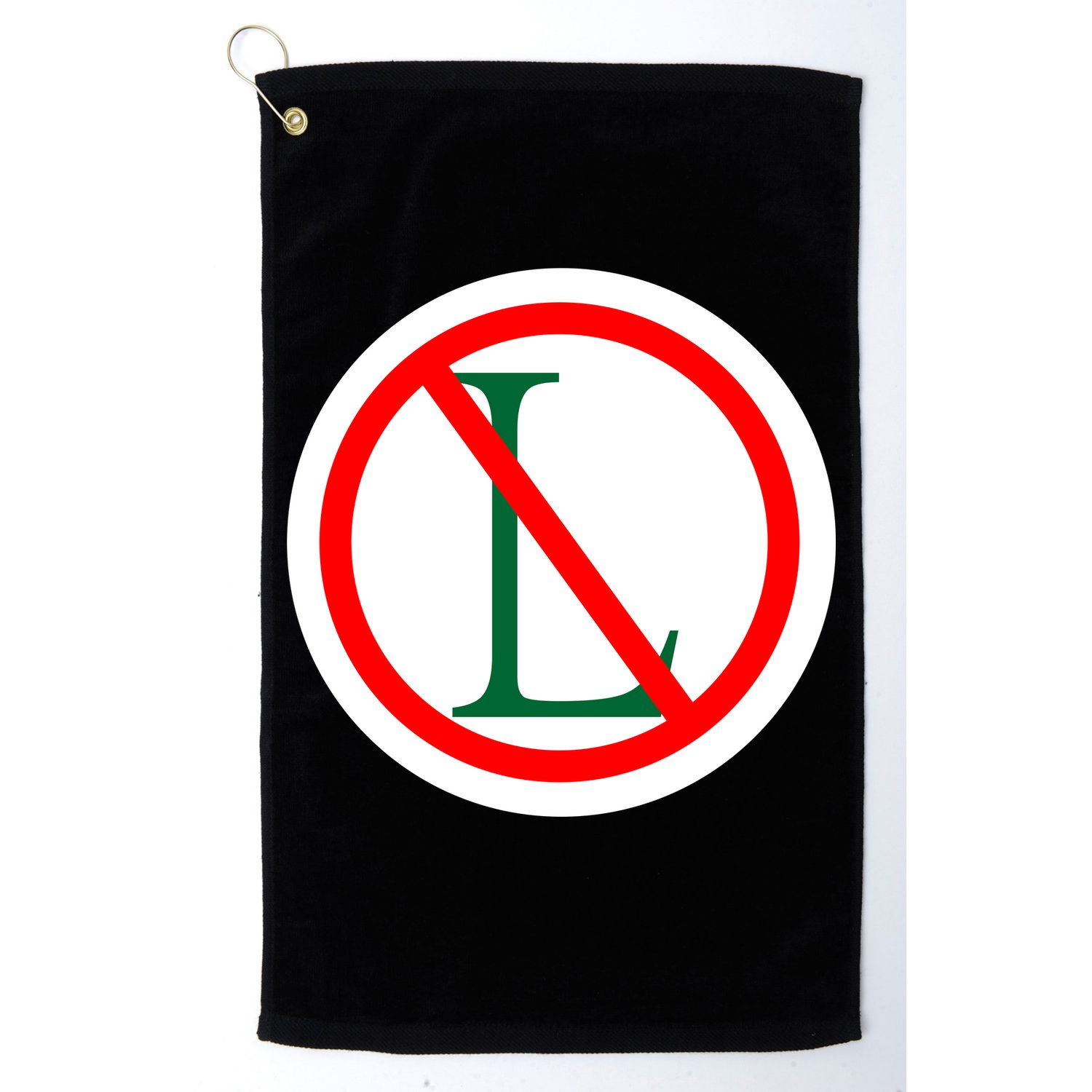 NO L Sign Noel Christmas Golf Towel