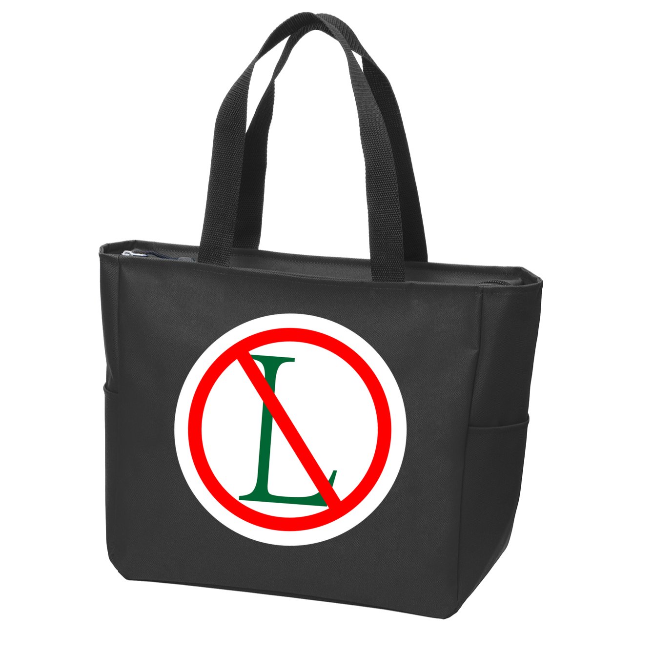 NO L Sign Noel Christmas Zip Tote Bag