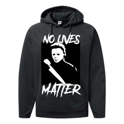 No Lives Matter Performance Fleece Hoodie