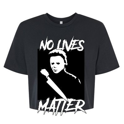 No Lives Matter Bella+Canvas Jersey Crop Tee