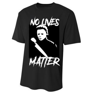 No Lives Matter Performance Sprint T-Shirt