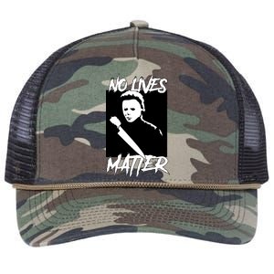 No Lives Matter Retro Rope Trucker Hat Cap