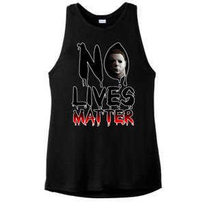 No Lives Matter Classic Horror Ladies PosiCharge Tri-Blend Wicking Tank