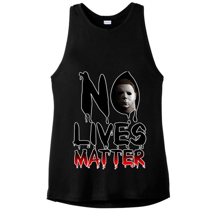 No Lives Matter Classic Horror Ladies PosiCharge Tri-Blend Wicking Tank