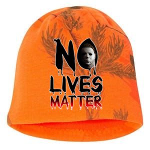 No Lives Matter Classic Horror Kati - Camo Knit Beanie