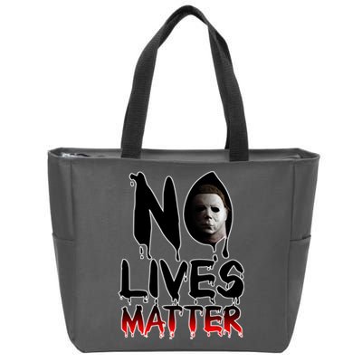 No Lives Matter Classic Horror Zip Tote Bag