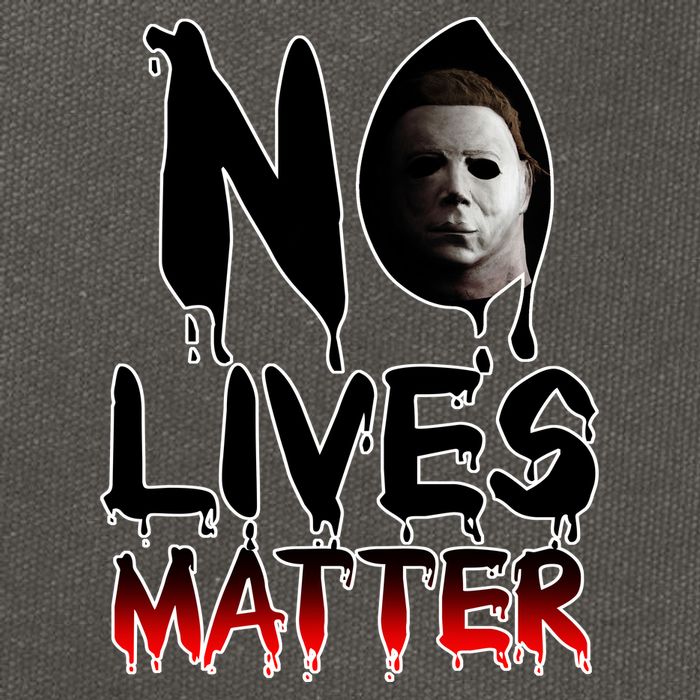 No Lives Matter Classic Horror Cotton Canvas Backpack