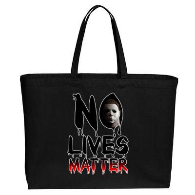 No Lives Matter Classic Horror Cotton Canvas Jumbo Tote