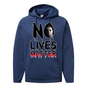 No Lives Matter Classic Horror Performance Fleece Hoodie