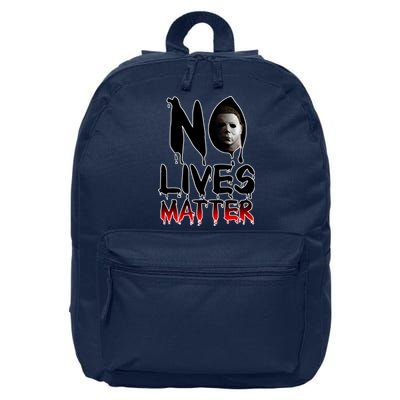 No Lives Matter Classic Horror 16 in Basic Backpack