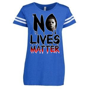 No Lives Matter Classic Horror Enza Ladies Jersey Football T-Shirt