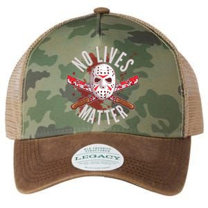 No Lives Matter Jason Hockey Mask Legacy Tie Dye Trucker Hat